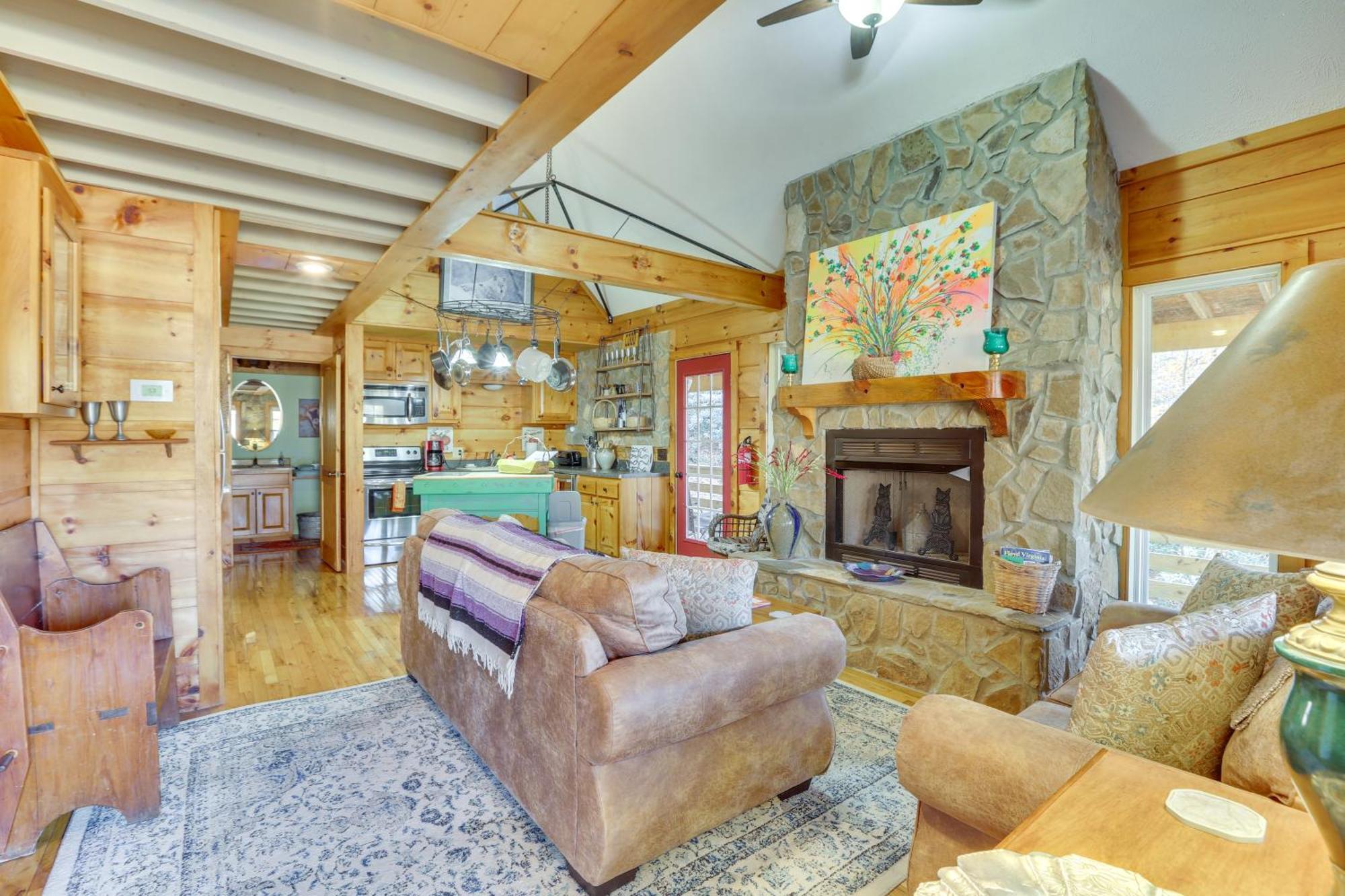Charming Fancy Gap Cabin With Deck And Gas Grill! מראה חיצוני תמונה